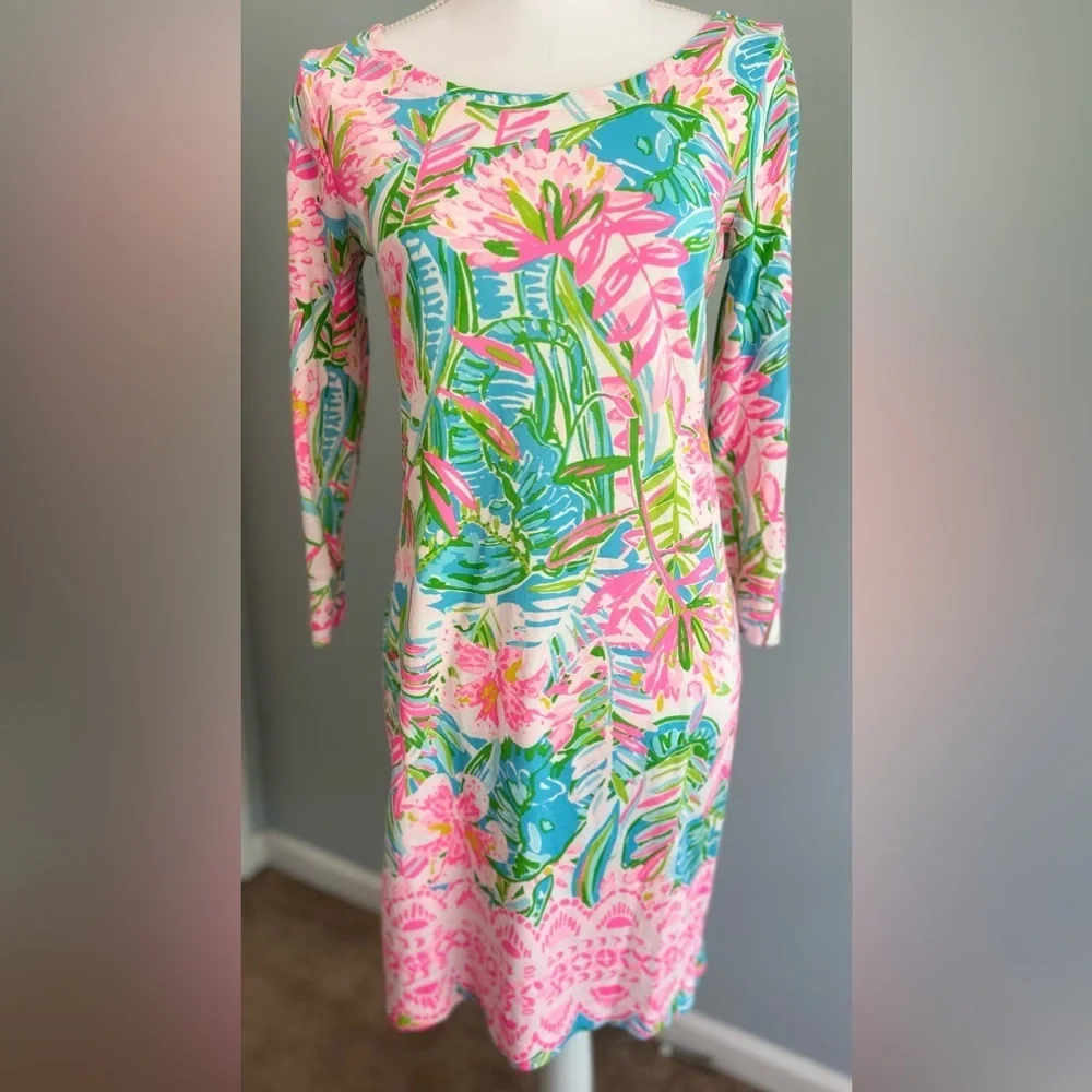 Lilly Pulitzer Multicolor Floral Dress - Picture 1 of 5